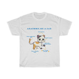 Anatomy of a Cat T-Shirt [EYE CATCHING, ATTRACTIVE and AMUSING DESIGN] EXPRESS ITEM: 8-14 Business Days Shipping