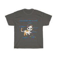 Anatomy of a Cat T-Shirt [EYE CATCHING, ATTRACTIVE and AMUSING DESIGN] EXPRESS ITEM: 8-14 Business Days Shipping