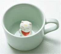 Cute and Practical Novelty Cup (No Saucer) - a Perfect Gift for Cat Lovers!