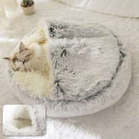 Warm and cozy cat bed.  [3 SIZES AVAILABLE]