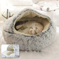 Warm and cozy cat bed.  [3 SIZES AVAILABLE]