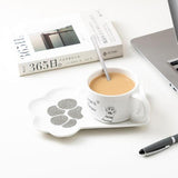 Cute and Practical Novelty Cup and Saucer - a Perfect Gift for Cat Lovers!