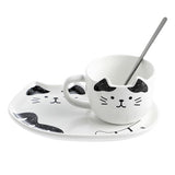 Cute and Practical Novelty Cup and Saucer - a Perfect Gift for Cat Lovers!