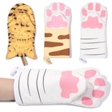 Cat Paw Oven Mitts. [FUN & PRACTICAL].