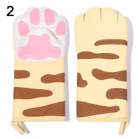 Cat Paw Oven Mitts. [FUN & PRACTICAL].