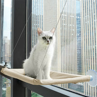 Cat Hammock with blanket. Includes suction cups for Window mounting [COMFORT WITH A VIEW]